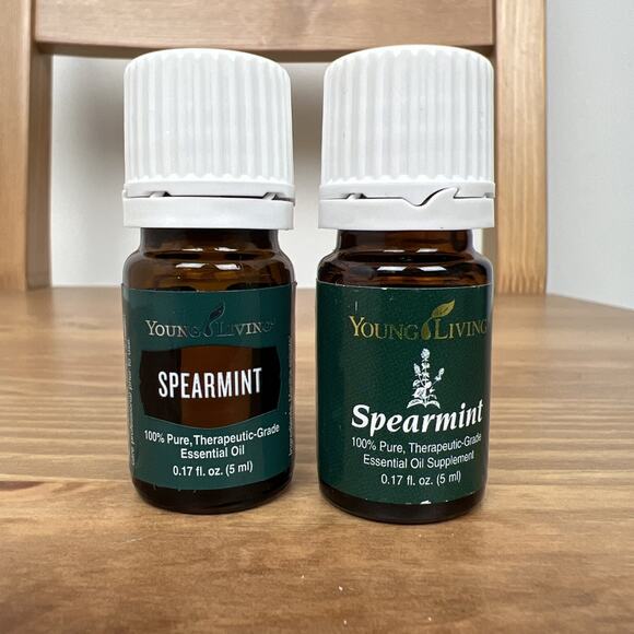 Young Living Essential Oil - Spearmint - (5ml) New Sealed X2 60% Full - Picture 1 of 5